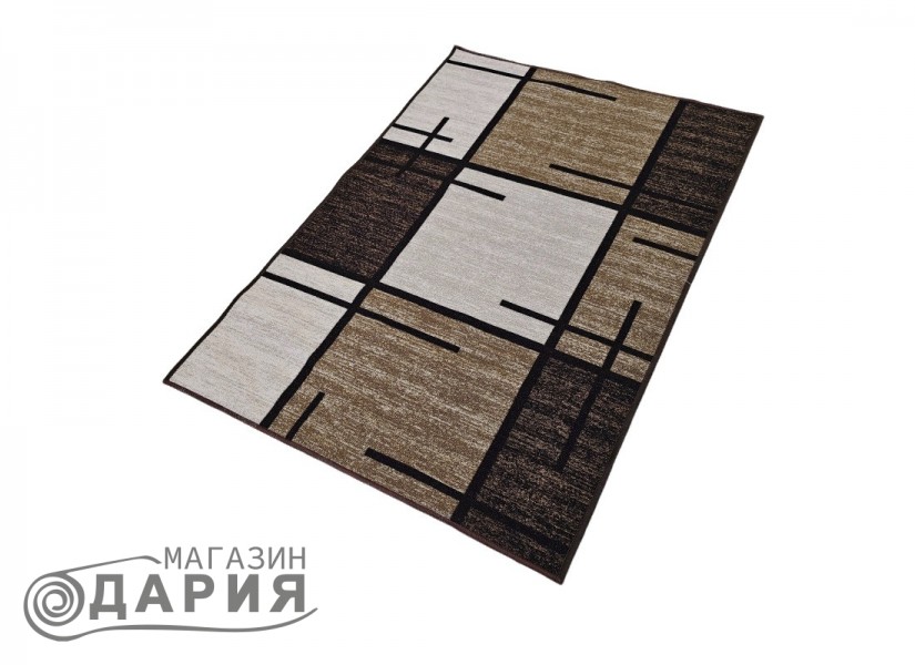 Мокетен килим ERIKA 8010 brown P1